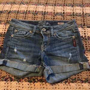 Silver Jeans Denim Shorts 3 1/2”